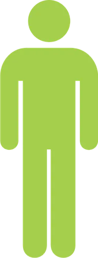 WC-Symbol Mann