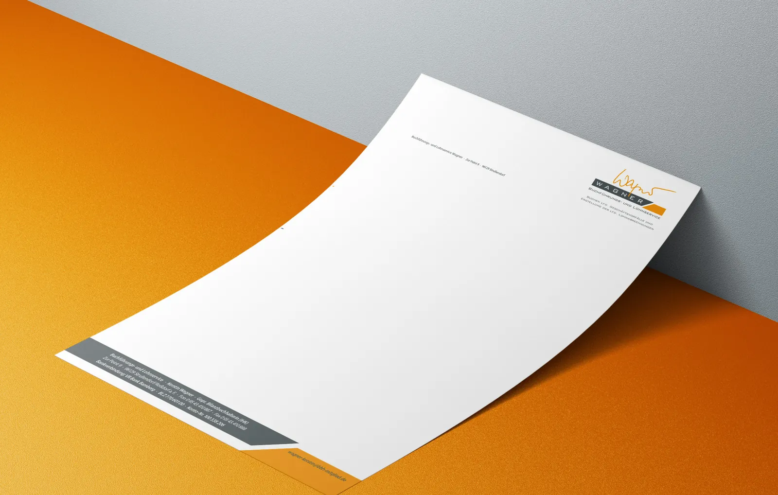 Briefbogen von Wagner Buchführungs- und Lohnservice